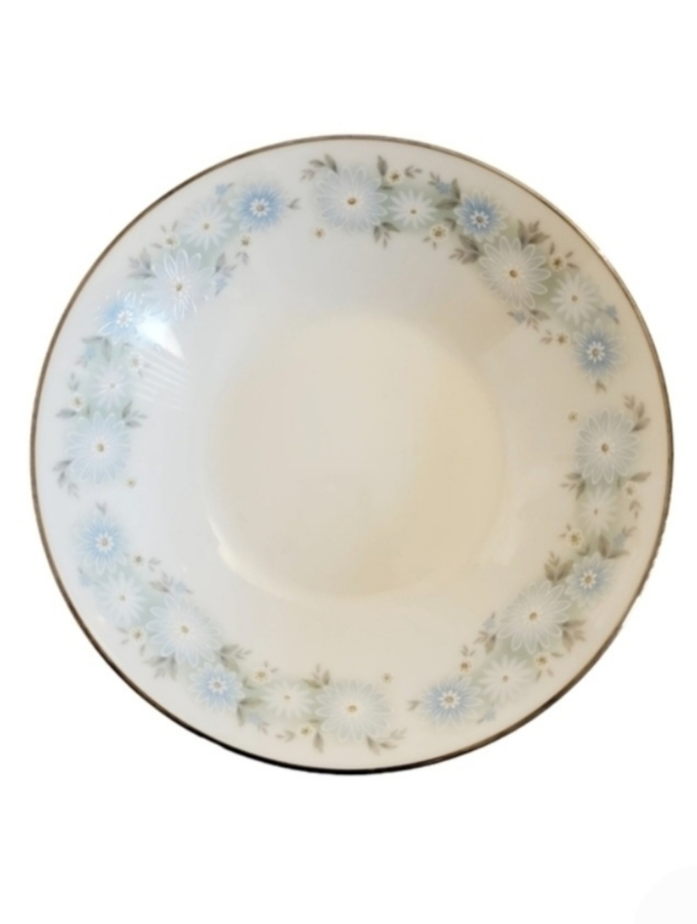 Noritake Blue Charm 6978 Coupe Soup Bowls Ivory China Japan Set of 5 Vintage